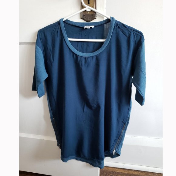 Splendid Two-tone Supima Cotton/Rayon Shirt (Size S) - Picture 1 of 7